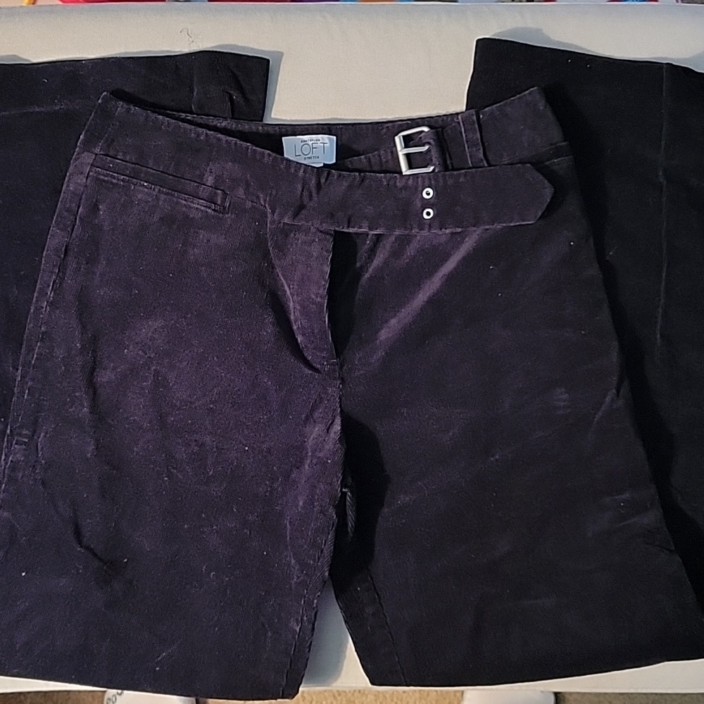 Loft wide leg stretch corduroy